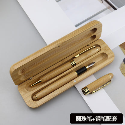 Executive Pen & Gift Box Sets (Bamboo/Maple/Walnut)