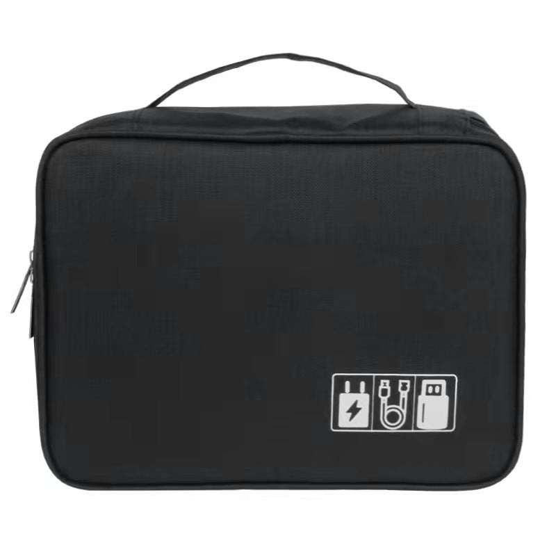Waterproof Portable Cable Storage Organizer Bag — 600D Oxford Travel Digital Accessory Case - My Pro Essentials