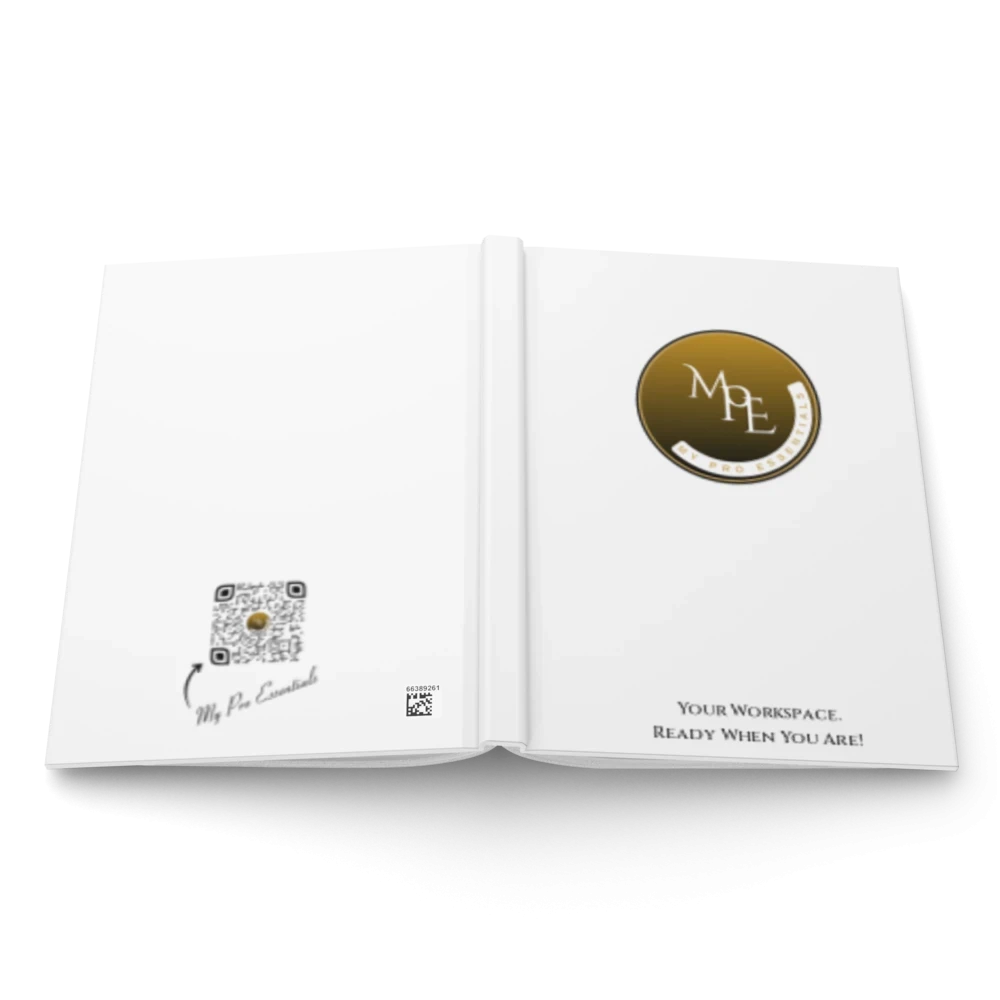 Official MPE Matte White Hardcover Journal