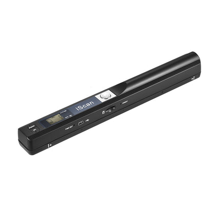 iScan Portable Handheld Pen Scanner - Lightweight Document, Receipt & Image Scanner (Black) - My Pro Essentials