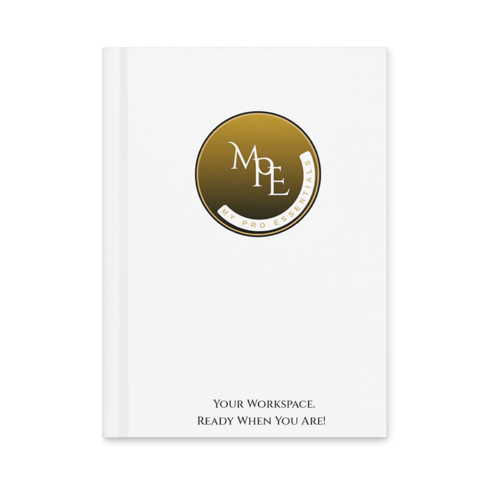 Official MPE Matte White Hardcover Journal