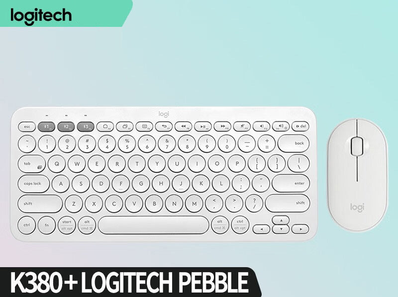 Logitech Pebble K390 Wireless Mouse & Keyboard Combo Set - My Pro Essentials