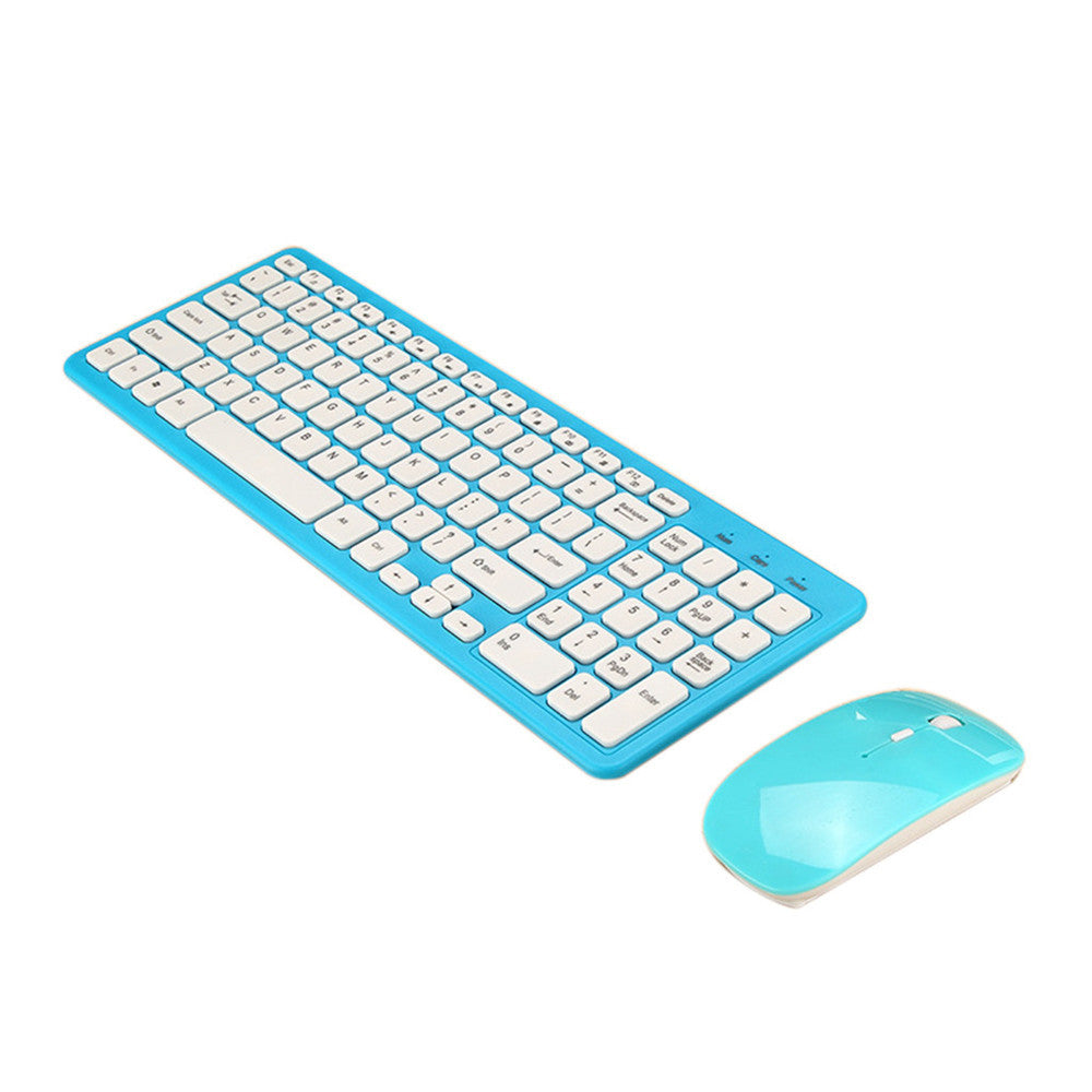 Modern Crater‑Key Low‑Noise 2.4G Wireless Keyboard + Mouse Combo Set - My Pro Essentials