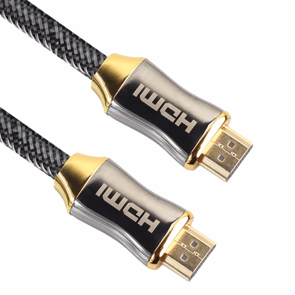HDMI 2.0 Zinc Alloy Cable - 4K, 60hz, Pure Copper Conductor, Triple‑Shielded (1–10 m) - My Pro Essentials