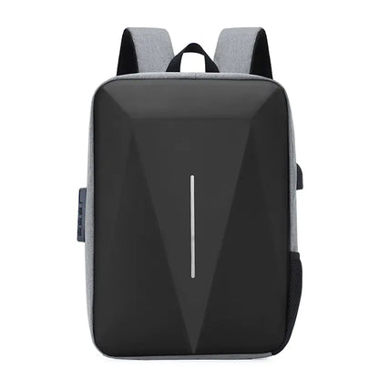 Hard‑Shell Waterproof Laptop Backpack with USB Charging for Work & Travel (20–35 L) - My Pro Essentials