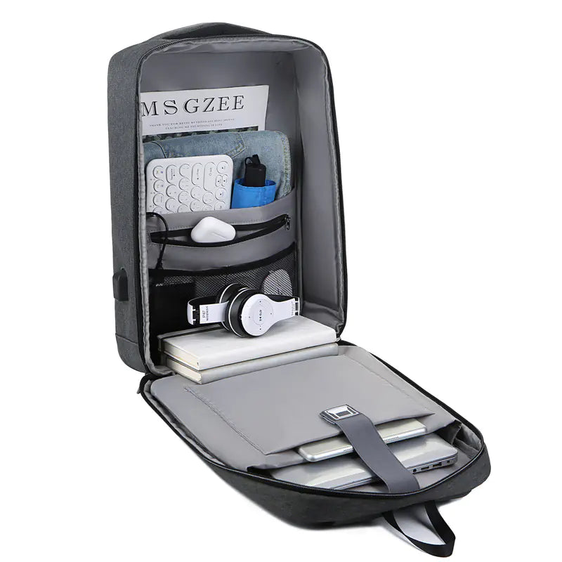 Professional Hard‑Shell Anti‑Theft Laptop Backpack with USB Port (20L–35L) - My Pro Essentials