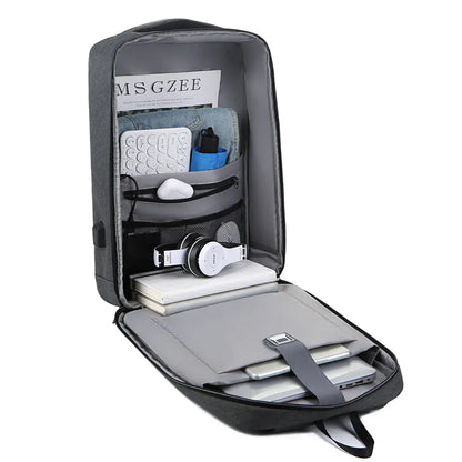 Professional Hard‑Shell Anti‑Theft Laptop Backpack with USB Port (20L–35L) - My Pro Essentials